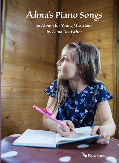 Cover of Alma’s Piano Songs, English edition